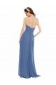Cheap Classic Strapless Bridesmaids Dress with Draped Sweetheart Bodice and Side Slit Sydney