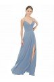 Cheap Sexy Chiffon Bridesmaid Dress with V-Neck Lace Bodice Sydney