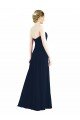 Cheap Sweetheart Neckline Draped Floor Length Chiffon Bridesmaid Dress Sydney