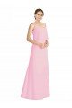 Cheap Spaghetti Straps A-Line Chiffon Bridesmaid Dress Low Back Sydney