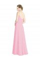 Cheap Spaghetti Straps A-Line Chiffon Bridesmaid Dress Low Back Sydney
