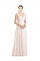 Cheap Sweetheart A-Line Chiffon Bridesmaid Dress with Ruched Lace Bodice Sydney