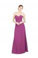 Cheap Sweetheart Neckline Pleated Chiffon Bridesmaid Dress with Low Back Sydney
