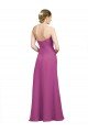 Cheap Sweetheart Neckline Pleated Chiffon Bridesmaid Dress with Low Back Sydney