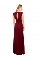 Cheap Cap Sleeves Chiffon Bridesmaid Dress / Prom Dress with Pleated V-Neck Bodice Sydney