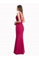 Cheap V-Neck Mermaid Chiffon Bridesmaid Dress / Prom Dress with V-Back and Belt Sydney