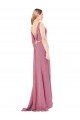 Cheap Long Slim Chiffon Bridesmaid Dress / Prom Dress with Beaded Waist Sydney