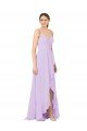 Cheap High-Low Chiffon Bridesmaid Dress with Ruffle Detail Sydney
