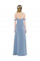 Cheap Sweetheart Neckline Chiffon Off-the-Shoulder Bridesmaid Dress Sydney