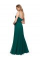 Cheap Chiffon Bridesmaid Dress with Pleated Bodice and Straps Sydney