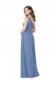 Cheap Pleated One Shoulder Chiffon Bridesmaid Dress Sydney
