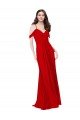 Cheap Cold Shoulder Chiffon Bridesmaid Dress Sydney