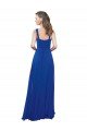 Cheap Square Neck A-Line Long Floor Length Chiffon Bridesmaid Dress Sydney