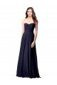 Cheap Luxe Chiffon Bridesmaid Dress with Sweetheart Neckline and Shirred Bodice Sydney