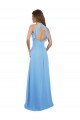 Cheap Chiffon A-Line Bridesmaid Dress with Halter Neck and Ruffled Back Straps Sydney