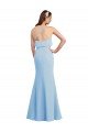 Cheap Fluted Long Chiffon Bridesmaid Dress with Cascading Ruffles Sydney