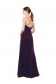 Cheap Floor Length A-Line Chiffon Bridesmaid Dress with Criss Cross Back Sydney