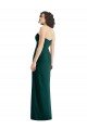 Cheap Twist Front Draped Chiffon Bridesmaid Dress with Slit Sydney