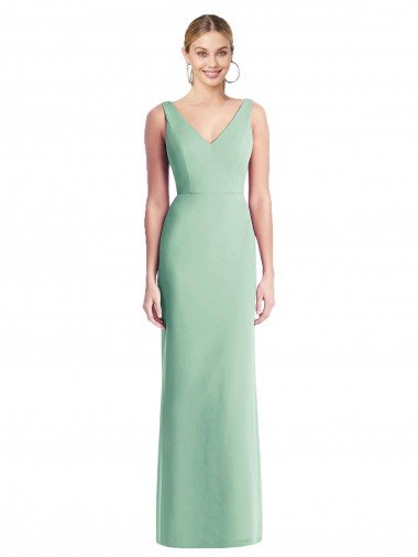 Cheap Sleeveless Tie Back Chiffon Trumpet Chiffon Bridesmaid Dress Sydney