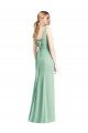 Cheap Sleeveless Tie Back Chiffon Trumpet Chiffon Bridesmaid Dress Sydney