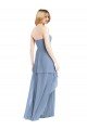 Cheap Strapless Chiffon Bridesmaid Dress with Skirt Overlay Sydney
