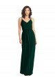 Cheap V-Neck Blouson Bodice Chiffon Maxi Bridesmaid Dress Sydney