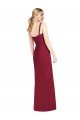 Cheap Spaghetti Straps Mermaid Chiffon Bridesmaid Dress with Side Front Slit Sydney