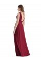 Cheap Plunge Deep V-Neckline Low Back Chiffon Bridesmaid Ress Sydney