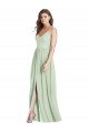 Cheap Criss Cross Strap Backless Maxi Long Chiffon Bridesmaid Dress Sydney