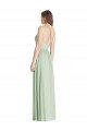 Cheap Criss Cross Strap Backless Maxi Long Chiffon Bridesmaid Dress Sydney