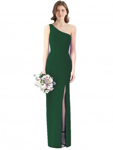 Cheap One Shoulder Chiffon Trumpet Bridesmaid Dress Sydney