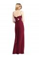Cheap Tie-Back Cutout Trumpet Chiffon Bridesmaid Dress with Front Slit Sydney