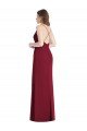 Cheap Criss Cross Back Mermaid Wrap Chiffon Bridesmaid Dress Sydney