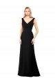 Cheap V-Neckline Chiffon Bridesmaid Dress / Prom Dress with Draped Bodice Sydney