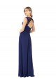 Cheap Embroidered Keyhole Back Chiffon Bridesmaid Dress Sydney