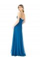 Cheap Simple Sweetheart Chiffon Bridesmaid Dress with Cascading Overlay Sydney