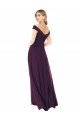 Cheap Classic Off the Shoulder Draped Chiffon Bridesmaid Dress Sydney
