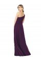Cheap One Shoulder Chiffon Bridesmaid Dress with Tie Belt Sydney