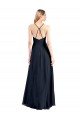 Cheap Plunging V-Neckline Halter Chiffon Wrap Bridesmaid Dress / Prom Dress with High Slit Sydney