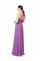 Cheap Braided Straps Cross Back Sweetheart Chiffon Bridesmaid Dress Sydney