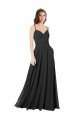 Cheap Cowl Back Spaghetti Straps Long Chiffon Bridesmaid Dress  Sydney