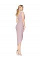 Cheap High Low One Shoulder Ruffles V-Neck Chiffon Wrap Bridesmaid Dress / Formal Prom Dress Sydney