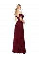 Cheap Shirred Sweetheat Neckline Off the Shoulder Long Chiffon Bridesmaid Dress / Formal Prom Dress Sydney