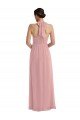 Cheap Empire Waist Long Halter Maxi Bridesmaid Dress Sydney