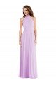 Cheap High Neck Halter Backless Maxi Bridesmaid Dress Sydney