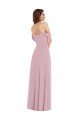 Cheap Off the Shoulder Draped Sleeve Maxi Bridesmaid Dress with Front Slit Sydney