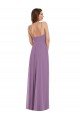 Cheap Wrap Bodice Maxi Bridesmaid Dress with Front Slit Sydney