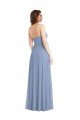 Cheap Strapless A-Line Maxi Bridesmaid Dress with Front Slit Sydney