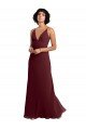 Cheap Notched Neckline Empire Waist Chiffon Slip Bridesmaid Dress Sydney
