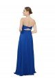 Cheap Strapless Sweetheart Draped Chiffon Bridesmaid Dress Sydney